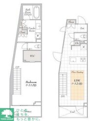 ルミークスイート恵比寿の物件間取画像